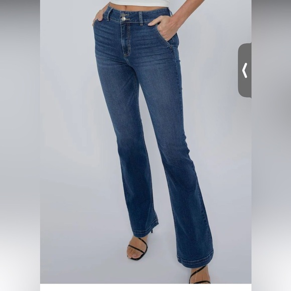 Cello Denim - Cello Dark Blue Flare Jeans